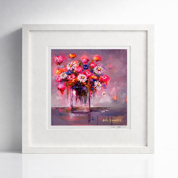 Blossoms of Joy | Small framed print