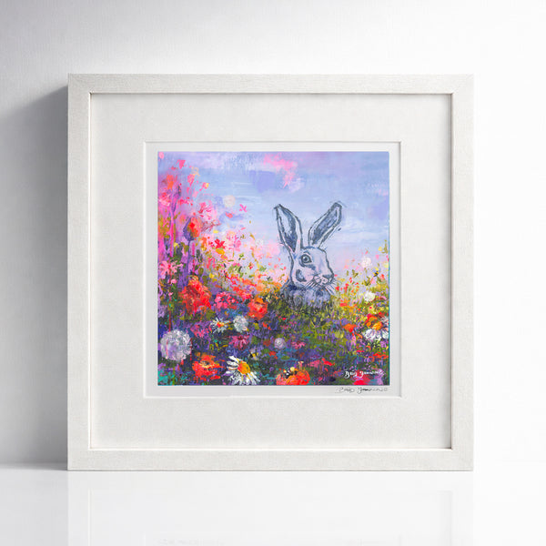I'm listening | Small framed print