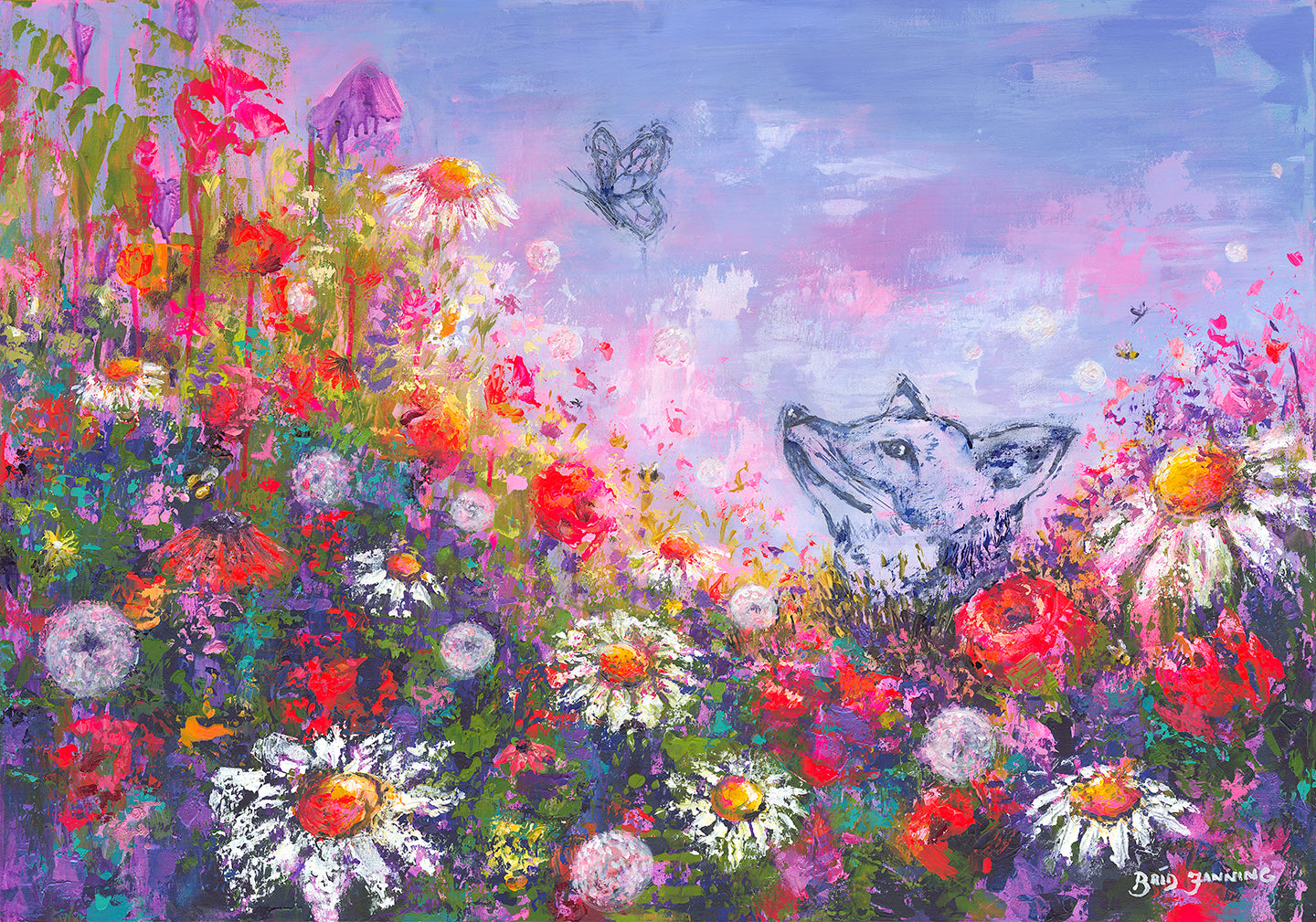 The Meadow Fox Print | Limited Edition Print