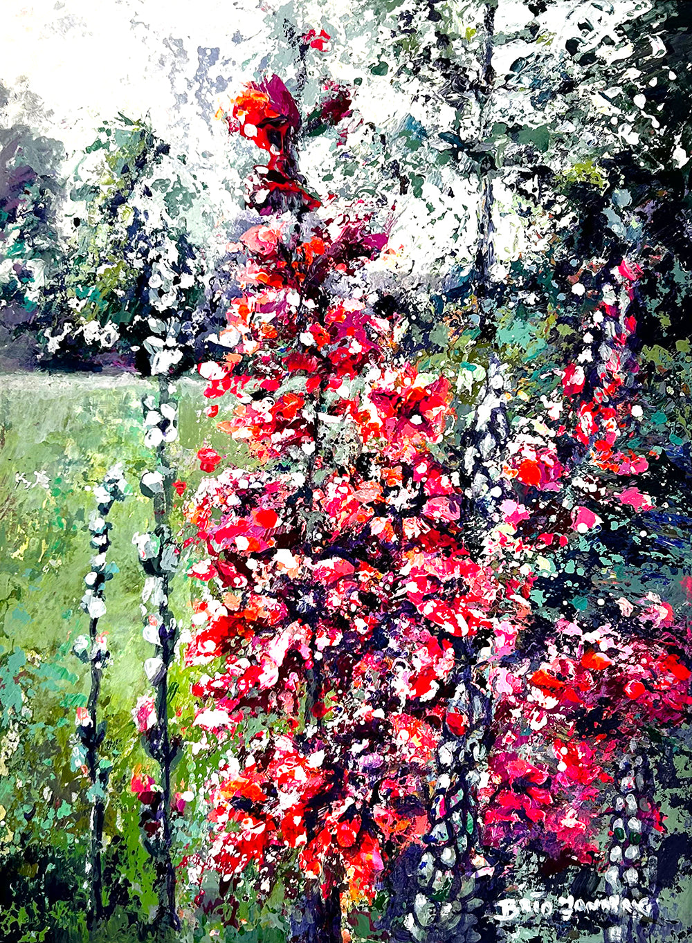 Whispers beneath the blossoms | Original