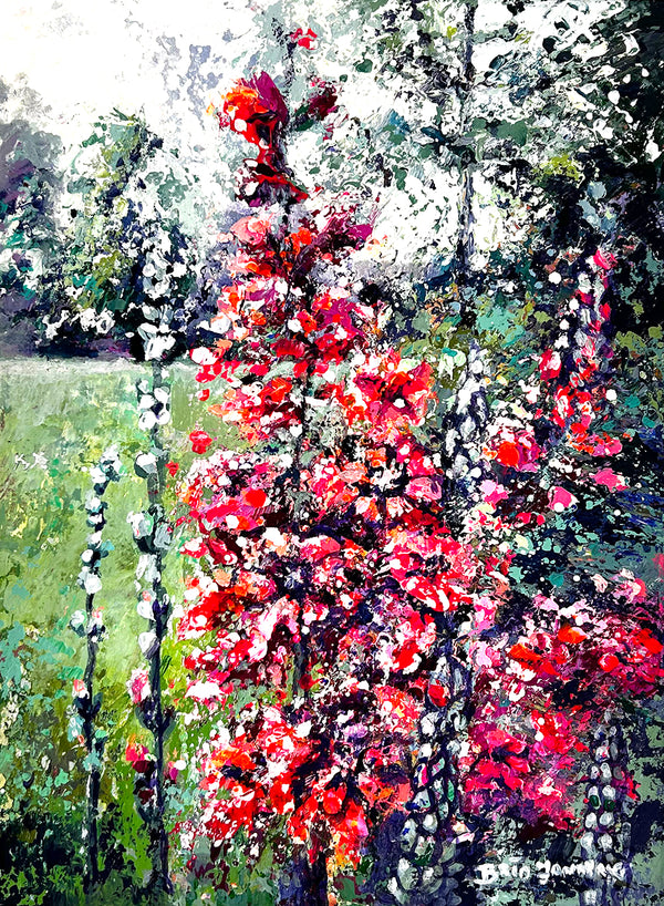 Whispers beneath the blossoms | Original