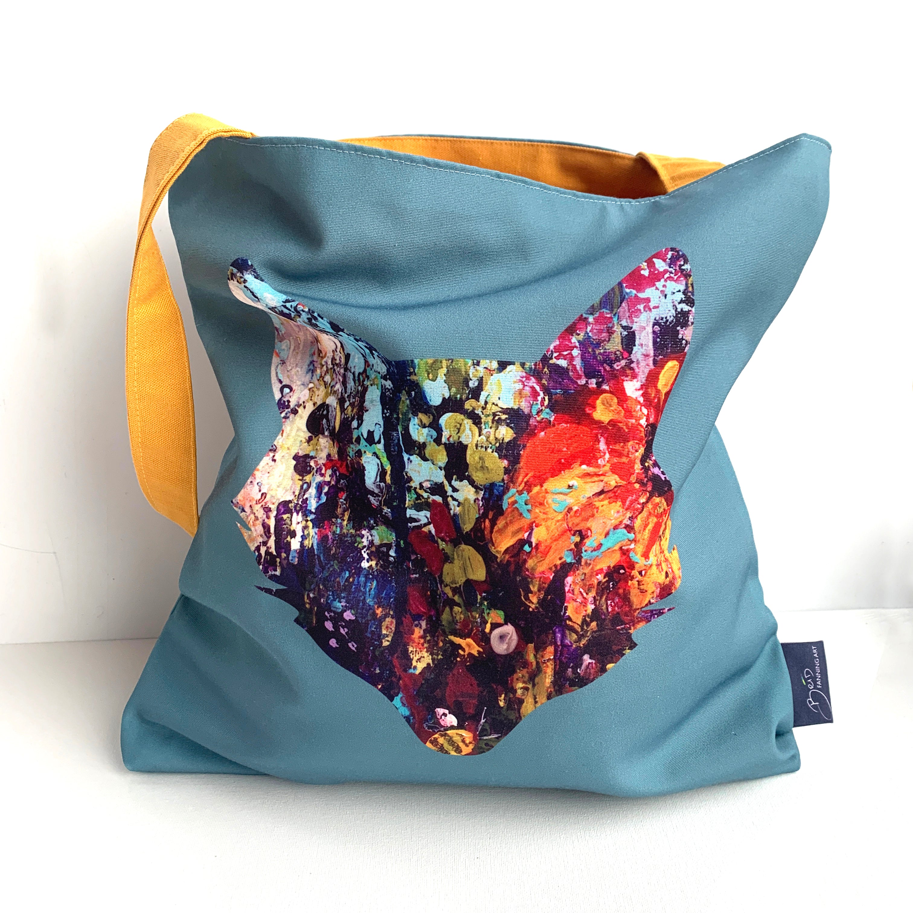 "As clever as...." sustainable art bag